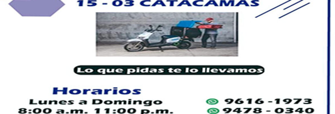 Mandaditos 15-03, Catacamas